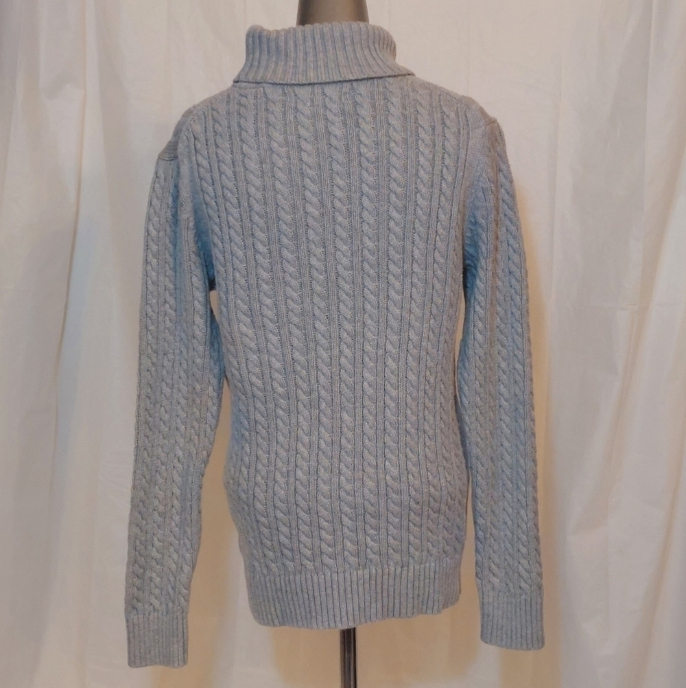 Amazon Essentials Warm Gray Turtleneck Sweater Si… - image 4